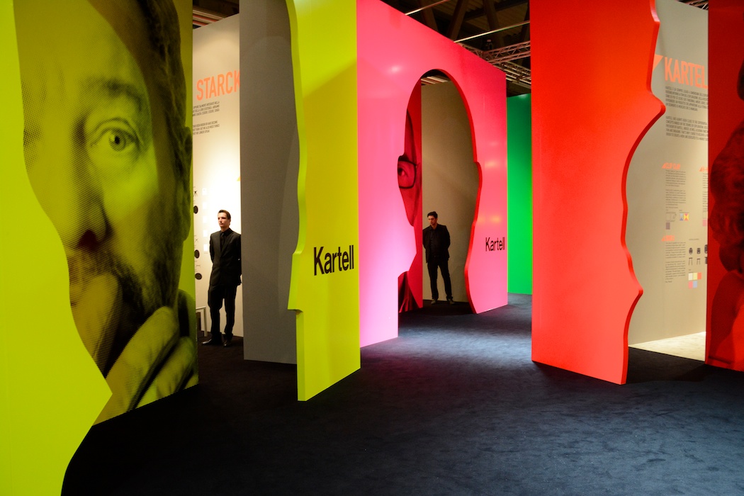 Many neon rooms with a view, Kartell, Salone del Mobile, Mailand